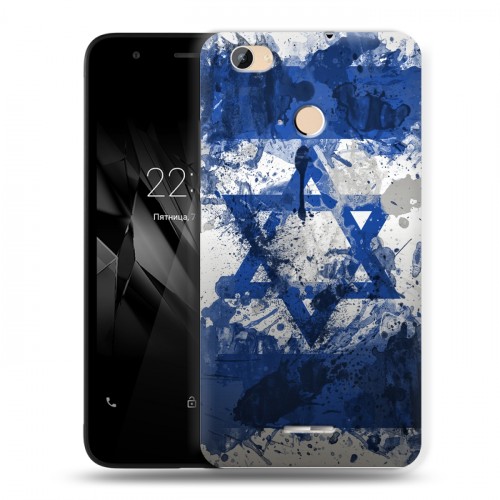 Дизайнерский силиконовый чехол для Micromax Canvas Juice 4 Q465 Флаг Израиля