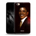 Дизайнерский силиконовый чехол для Micromax Canvas Juice 4 Q465 Барак Обама