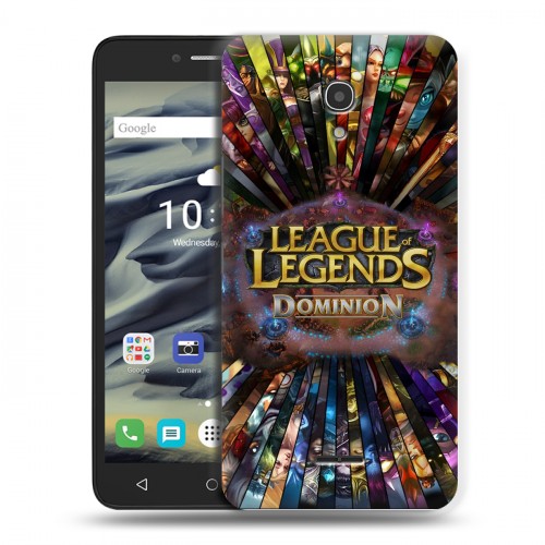 Дизайнерский силиконовый чехол для Alcatel Pixi 4 (6) 9001d League of Legends