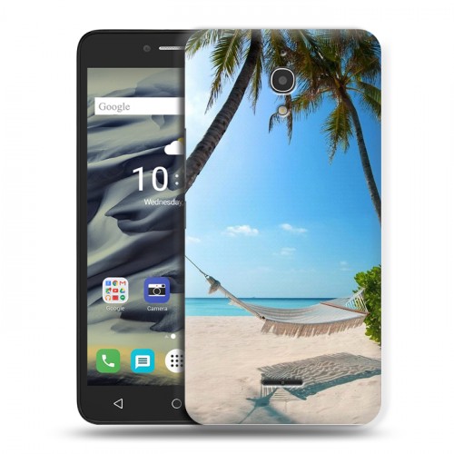 Дизайнерский силиконовый чехол для Alcatel Pixi 4 (6) 9001d пляж