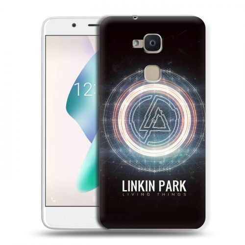 Дизайнерский силиконовый чехол для BQ Aquaris V Plus Linkin Park