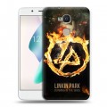 Дизайнерский силиконовый чехол для BQ Aquaris V Plus Linkin Park