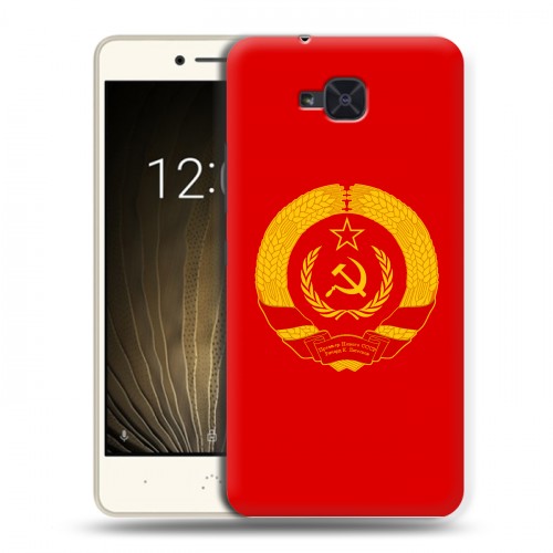 Дизайнерский силиконовый чехол для BQ Aquaris U2 Флаг СССР