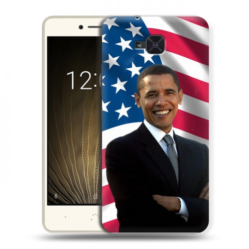 Дизайнерский силиконовый чехол для BQ Aquaris U2 Барак Обама