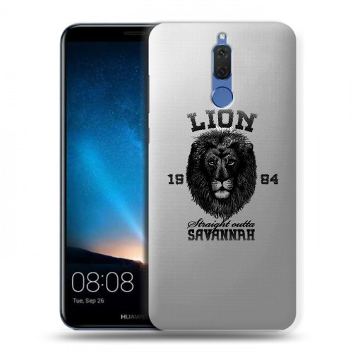Дизайнерский пластиковый чехол для Huawei Nova 2i Символика льва
