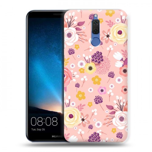Дизайнерский силиконовый чехол для Huawei Nova 2i Причудливые цветы
