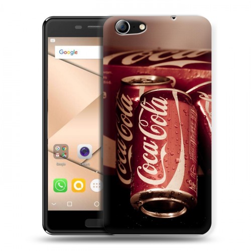 Дизайнерский силиконовый чехол для Micromax Canvas 2 (2017) Q4310 Coca-cola
