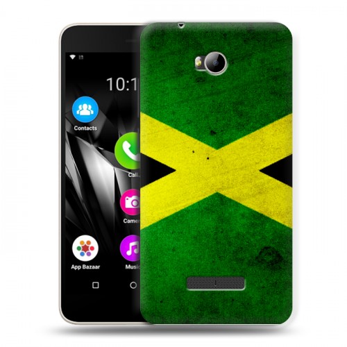 Дизайнерский силиконовый чехол для Micromax Canvas Spark 3 Q385 Флаг Ямайки
