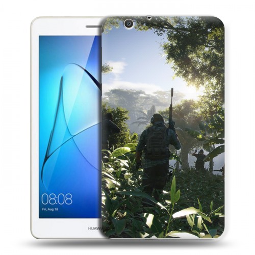 Дизайнерский силиконовый чехол для Huawei MediaPad T3 7 3G Tom Clancy's Ghost Recon Wildlands
