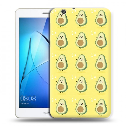Дизайнерский силиконовый чехол для Huawei MediaPad T3 7 3G Веселое авокадо