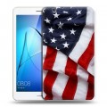 Дизайнерский силиконовый чехол для Huawei MediaPad T3 7 3G Флаг США