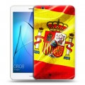 Дизайнерский силиконовый чехол для Huawei MediaPad T3 7 3G Флаг Испании