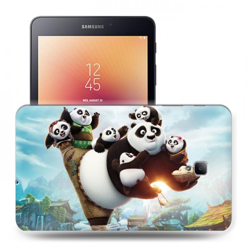 Дизайнерский силиконовый чехол для Samsung Galaxy Tab A 8.0 (2017) Кунг-фу панда