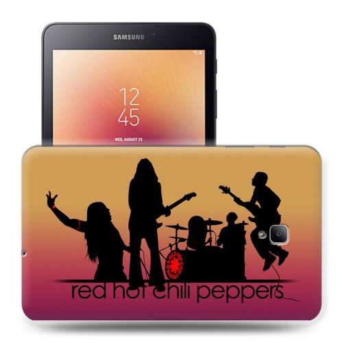 Дизайнерский силиконовый чехол для Samsung Galaxy Tab A 8.0 (2017) Red Hot Chili Peppers