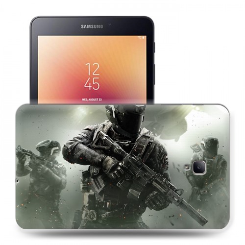 Дизайнерский силиконовый чехол для Samsung Galaxy Tab A 8.0 (2017) Call Of Duty 