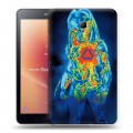 Дизайнерский силиконовый чехол для Samsung Galaxy Tab A 8.0 (2017) Хищник (2018)