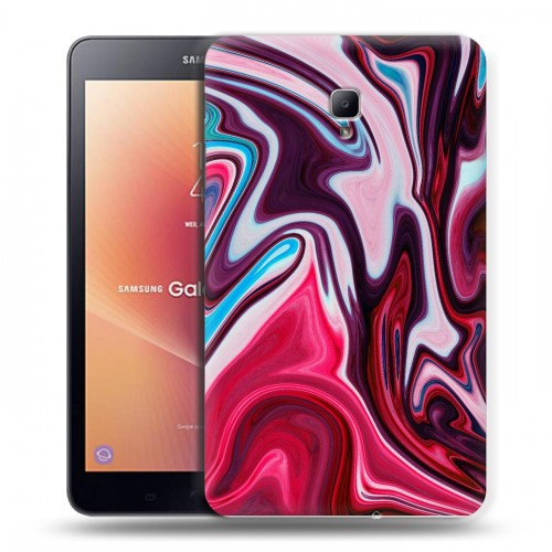 Дизайнерский силиконовый чехол для Samsung Galaxy Tab A 8.0 (2017) Размытые краски