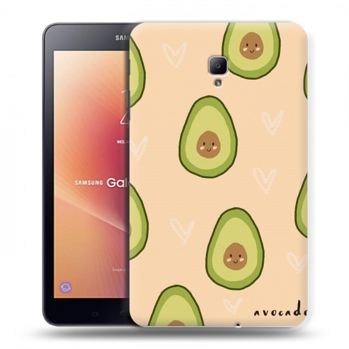 Дизайнерский силиконовый чехол для Samsung Galaxy Tab A 8.0 (2017) Веселое авокадо