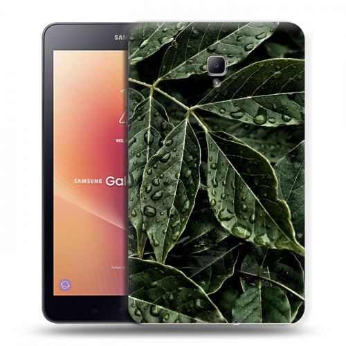 Дизайнерский силиконовый чехол для Samsung Galaxy Tab A 8.0 (2017) Нуарные листья