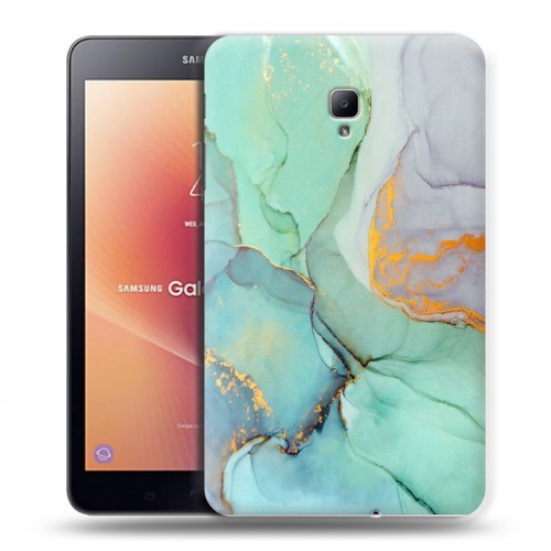 Дизайнерский силиконовый чехол для Samsung Galaxy Tab A 8.0 (2017) Мраморные узоры