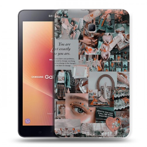 Дизайнерский силиконовый чехол для Samsung Galaxy Tab A 8.0 (2017) Коллаж