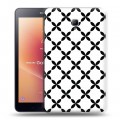 Дизайнерский силиконовый чехол для Samsung Galaxy Tab A 8.0 (2017) Черно-белые фантазии