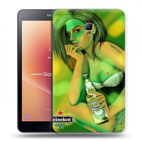 Дизайнерский силиконовый чехол для Samsung Galaxy Tab A 8.0 (2017) Heineken