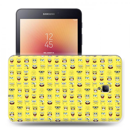 Дизайнерский силиконовый чехол для Samsung Galaxy Tab A 8.0 (2017) Губка Боб