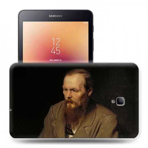 Дизайнерский силиконовый чехол для Samsung Galaxy Tab A 8.0 (2017) Федор Достоевский