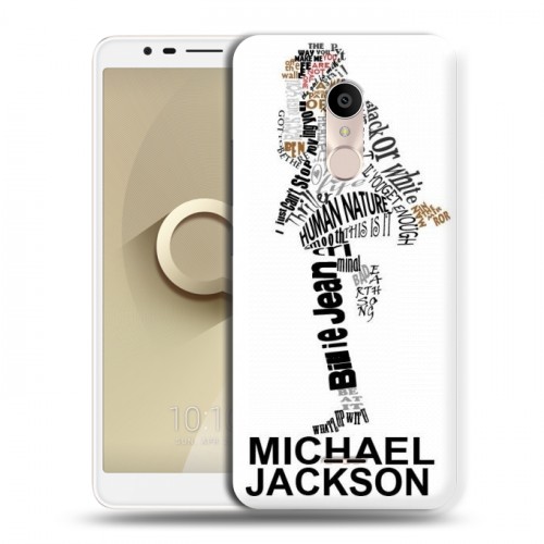 Дизайнерский силиконовый чехол для Alcatel 3C Майкл Джексон