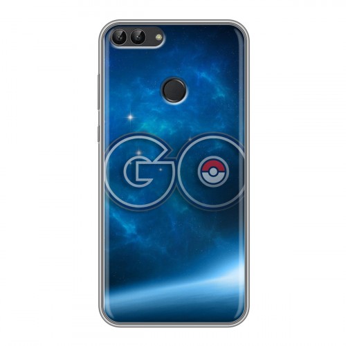 Дизайнерский силиконовый чехол для Huawei P Smart Pokemon Go