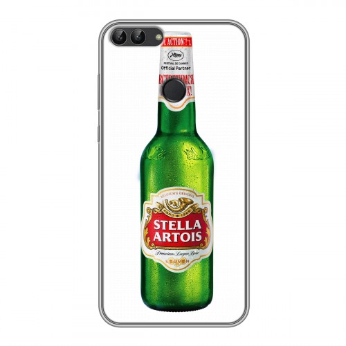 Дизайнерский силиконовый чехол для Huawei P Smart Stella Artois