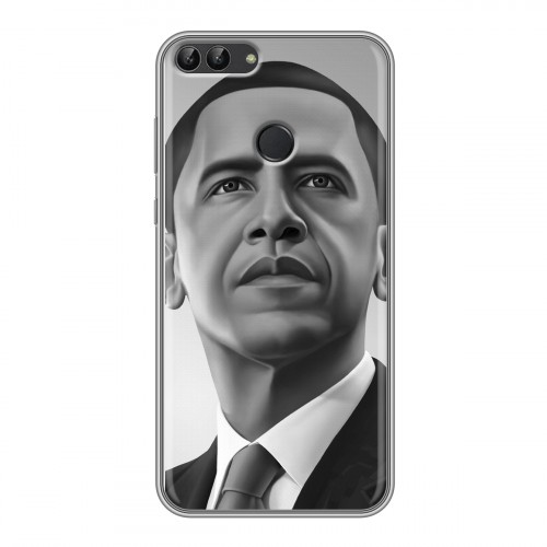Дизайнерский силиконовый чехол для Huawei P Smart Барак Обама