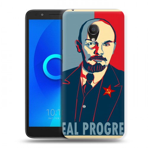 Дизайнерский пластиковый чехол для Alcatel 1C Владимир Ленин