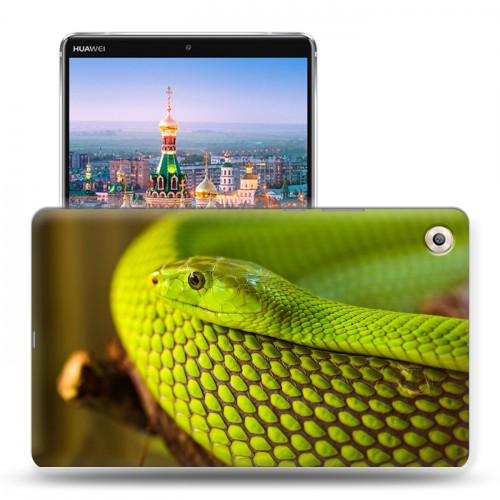 Дизайнерский пластиковый чехол для Huawei MediaPad M5 8.4 Змеи