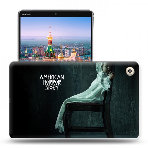Дизайнерский пластиковый чехол для Huawei MediaPad M5 8.4 Американская История Ужасов