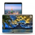 Дизайнерский пластиковый чехол для Huawei MediaPad M5 8.4 пляж