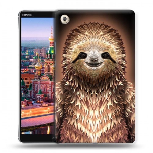 Дизайнерский пластиковый чехол для Huawei MediaPad M5 8.4 Яркие животные
