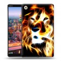 Дизайнерский пластиковый чехол для Huawei MediaPad M5 8.4 Пламенные животные