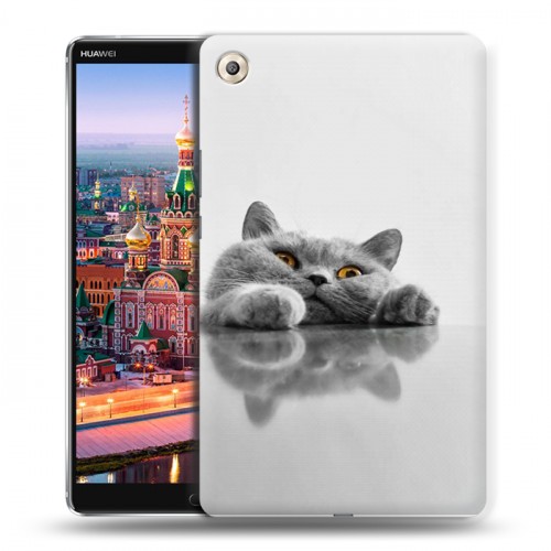 Дизайнерский пластиковый чехол для Huawei MediaPad M5 8.4 Коты