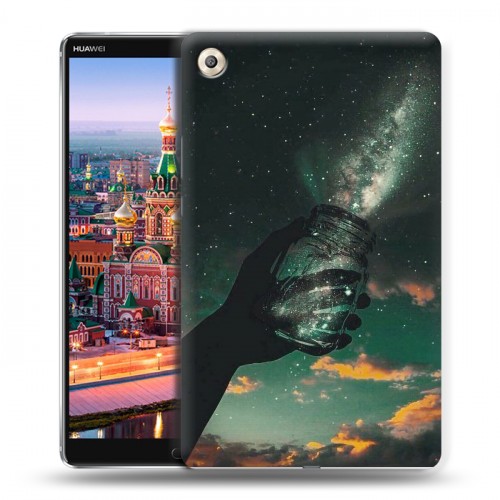 Дизайнерский пластиковый чехол для Huawei MediaPad M5 8.4 Магический космос