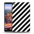 Дизайнерский пластиковый чехол для Huawei MediaPad M5 8.4 Черно-белые фантазии