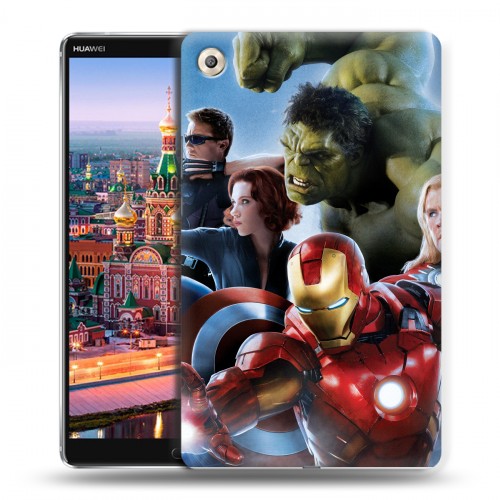 Дизайнерский пластиковый чехол для Huawei MediaPad M5 8.4 Мстители