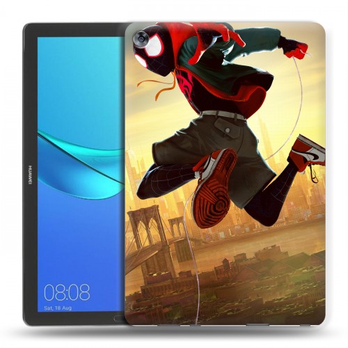 Дизайнерский силиконовый чехол для Huawei MediaPad M5 10.8 Человек-паук : Через вселенные