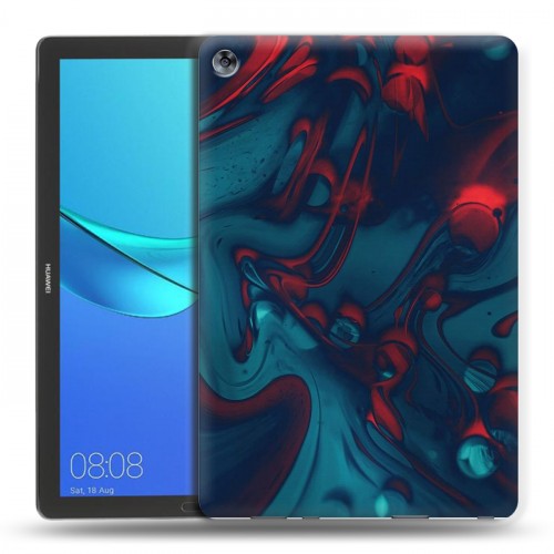 Дизайнерский силиконовый чехол для Huawei MediaPad M5 10.8 Размытые краски
