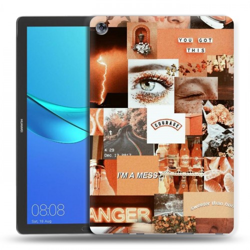 Дизайнерский силиконовый чехол для Huawei MediaPad M5 10.8 Коллаж