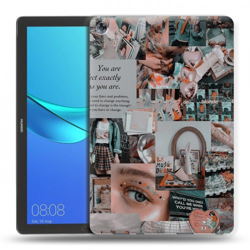 Дизайнерский силиконовый чехол для Huawei MediaPad M5 10.8 Коллаж