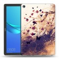 Дизайнерский силиконовый чехол для Huawei MediaPad M5 10.8 Цветочные мазки