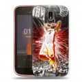 Дизайнерский пластиковый чехол для Nokia 1 НБА
