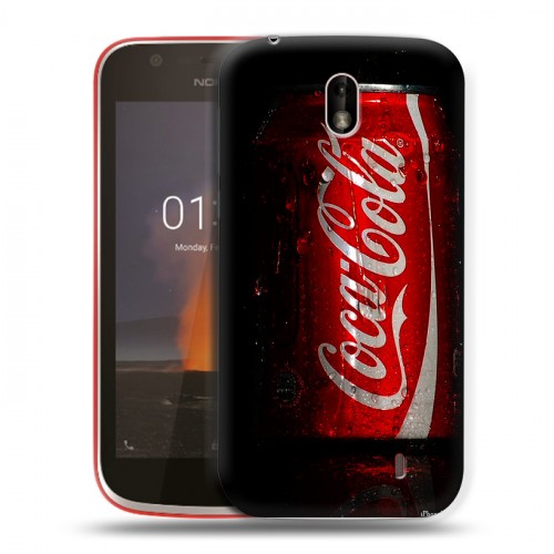 Дизайнерский пластиковый чехол для Nokia 1 Coca-cola